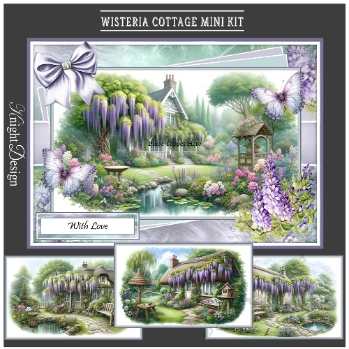 Wisteria Cottage Mini Page Kit 