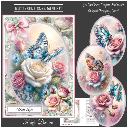 cup1446799_58488 - Butterfly Rose Mini Page Kit