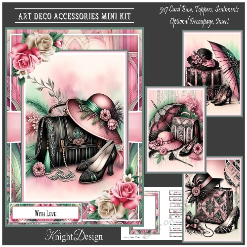 Art Deco Accessories Mini Page Kit