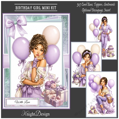 Birthday Girl Mini Page Kit