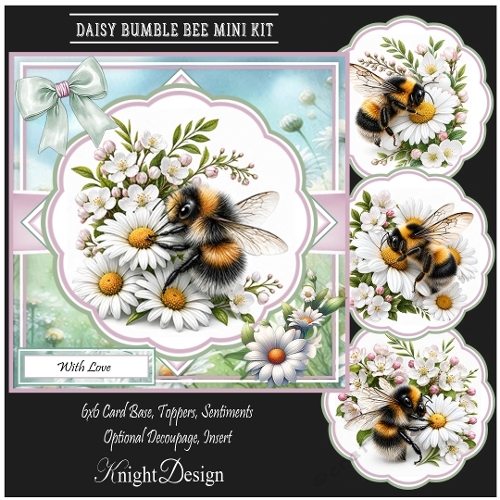 Daisy Bumble Bee Mini Page Kit