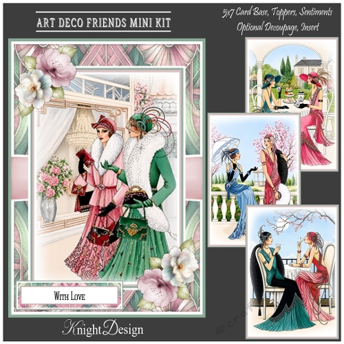 Art Deco Friends Mini Page Kit