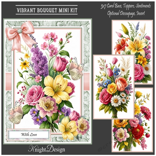 Vibrant Bouquet Mini Page Kit