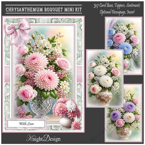 cup1449648_58488 - Chrysanthemum Bouquet Mini Page Kit