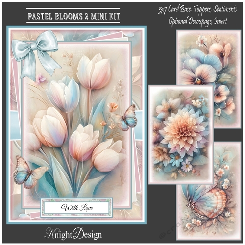 Pastel Blooms 2 Mini Page Kit 