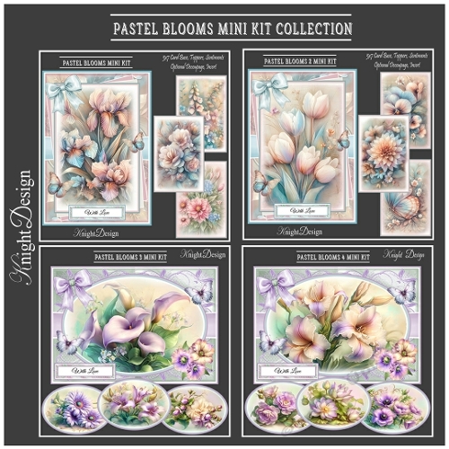 Pastel Blooms Mini Kit Collection