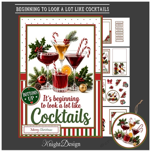 cup1452485_58488 - Beginning To Look A Lot Like Cocktails Mini Kit