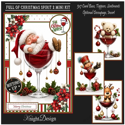 Full Of Christmas Spirit 2 Mini Page Kit