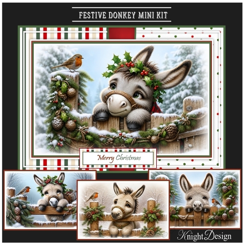 Festive Donkey Mini Kit