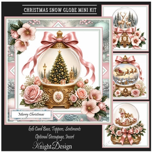 Christmas Snow Globe Mini Kit