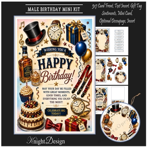 Male Birthday Mini Kit