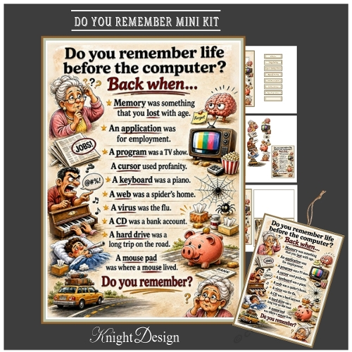 Do You Remember Mini Page Kit