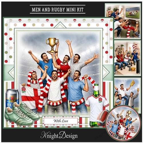 Men And Rugby Mini Kit