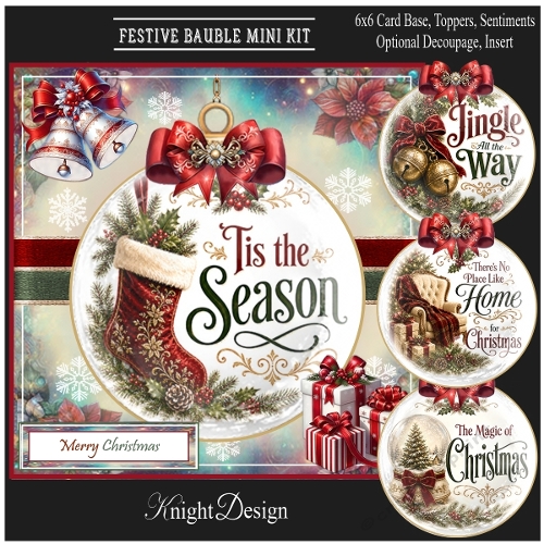 Festive Bauble Mini Page Kit 
