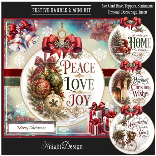 Festive Bauble 2 Mini Page Kit 