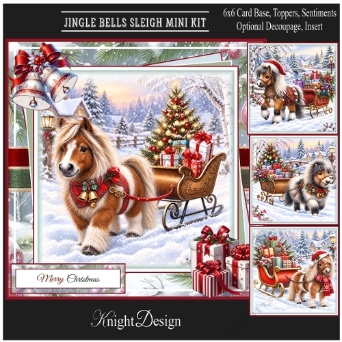 Jingle Bells Sleigh Mini Page Kit 
