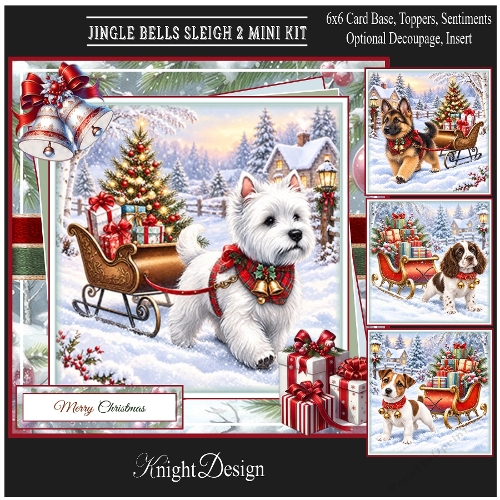 Jingle Bells Sleigh 2 Mini Page Kit 