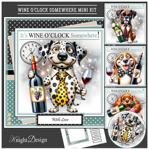 Its Wine OClock Somewhere Mini Kit