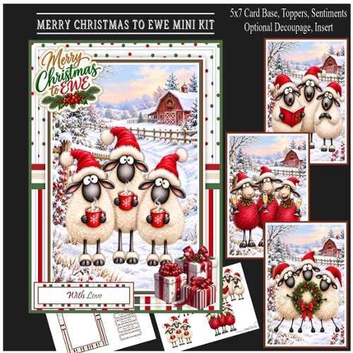 Merry Christmas To Ewe Mini Kit