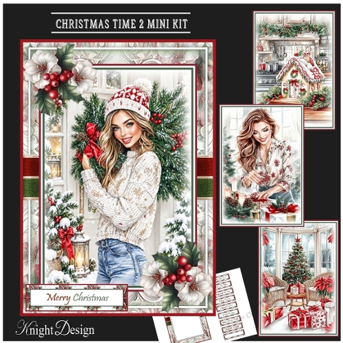 Christmas Time 2 Mini Page Kit 