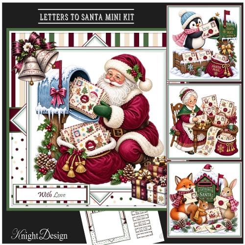 Letters To Santa Mini Page Kit 
