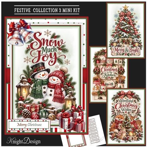 Festive Collection 3 Mini Page Kit 