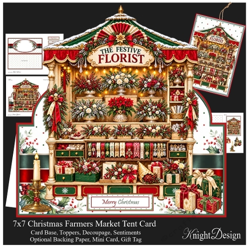 Farmers Market - Festive Florist Tent Card Mini Kit
