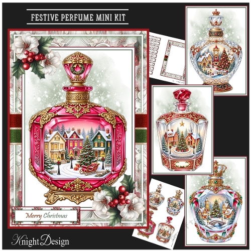 Festive Perfume Mini Page Kit 