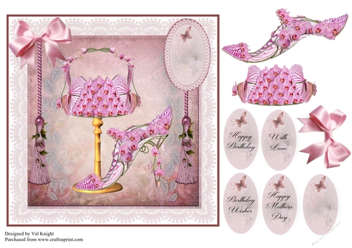 The Botanical Floral Shoe and Handbag