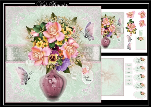 Summer Bouquet & Vase Mini Kit