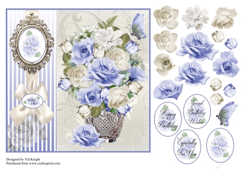 Lilac Rose Summer Vase