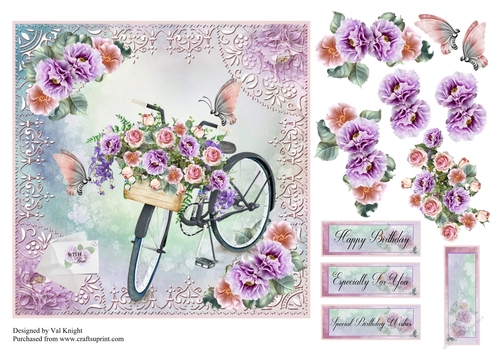 Summer Floral Bicycle 