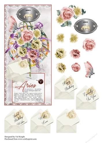 DL Zodiac Card Front - Aries