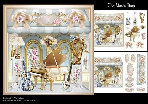 The Music Shop Mini Page Kit