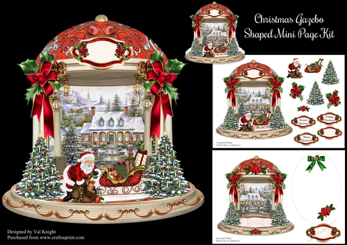 Christmas Gazebo Mini Page Kit