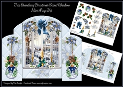Free Standing Christmas Window Scene - Mini Page Kit