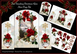 Free Standing Christmas Rose Mini Page Kit