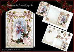 Snowman 5x7 Mini Page Kit