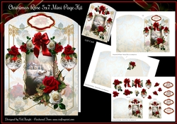 Christmas Rose 5x7 Mini Page Kit