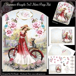 Summer Bicycle 5x7 Mini Page Kit
