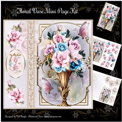 Floral Vase Mini Page Kit