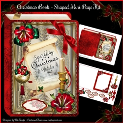 Christmas Book 5x7 Shaped Mini Page Kit