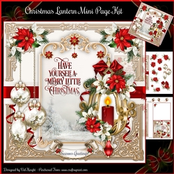 Christmas Lantern Mini Page Kit