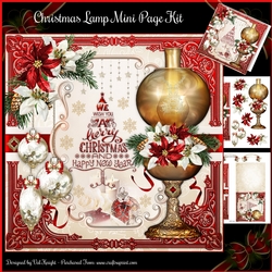 Christmas Lamp Mini Page Kit