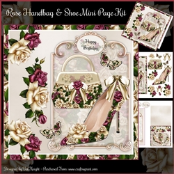 Rose Handbag & Shoe Mini Page Kit
