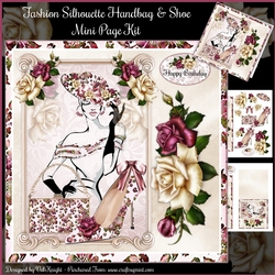 Fashion Silhouette Handbag & Shoe Mini Page Kit