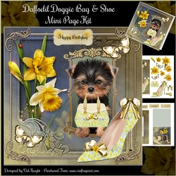 Daffodil Doggie Bag & Shoe Mini Page Kit