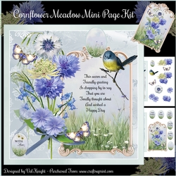 Cornflower Meadow Mini Page Kit