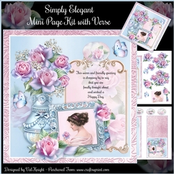 Simply Elegant Mini Page Kit with Verse