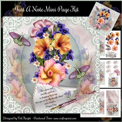 Just A Note Mini Page Kit